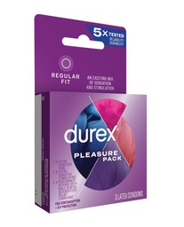 [302340300421] Durex Condom Pleasure Pack - Box of 3