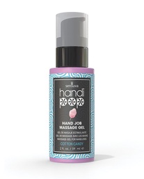 [810002663826] Handipop Hand Job Massage Gel - 2 oz Bottle Cotton Candy