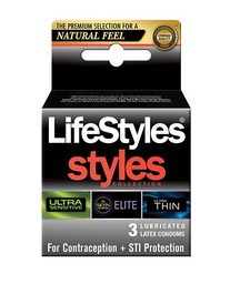 [070907299036] Lifestyles Styles Sensitive - Pack of 3