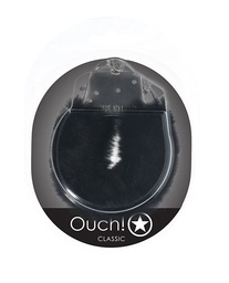 [8714273058218] Shots Ouch! Classic Fluffy Handcuffs - Black