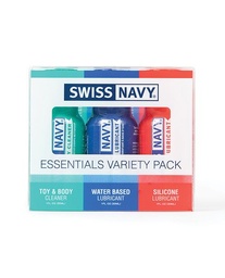 [699439007041] Swiss Navy Essentials Variety Pack of 3 - 1 oz