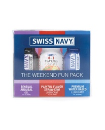 [699439007058] Swiss Navy Weekend Fun Pack of 3 - 1 oz