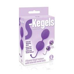[847841026673] The 9's S-Kegels Silicone Balls - Purple