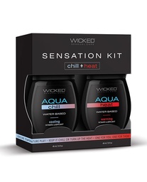 [713079992205] Wicked Sensual Care Sensation Kit Cooling and Warming Water Based Lubricants - 1.5 oz Bottles