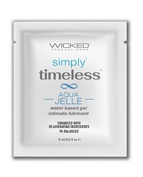 [713079913606] Wicked Sensual Care Simply Timeless Jelle Water Based Lubricant - .2 oz