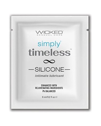 [713079913804] Wicked Sensual Care Simply Timeless Silicone Lubricant - .2 oz