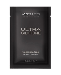 [713079905007] Wicked Sensual Care Ultra Silicone Based Lubricant - .1 oz Fragrance Free