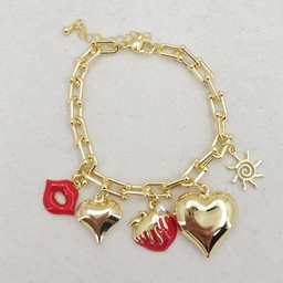 [3813180295] Pulsera Brass