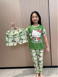 [3833020220] Pijama KIDS de dibujos animados de tres piezas