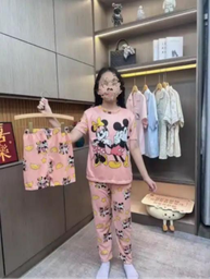 [3833030220] Pijama KIDS de dibujos animados de tres piezas