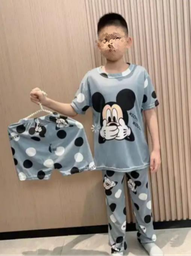 [3833100220] Pijama KIDS de dibujos animados de tres piezas