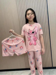 [3833110220] Pijama KIDS de dibujos animados de tres piezas