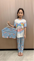 [3833140220] Pijama KIDS de dibujos animados de tres piezas