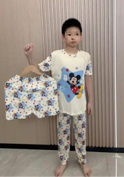[3833170220] Pijama KIDS de dibujos animados de tres piezas