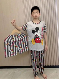 [3833210220] Pijama KIDS de dibujos animados de tres piezas