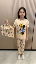[3833220220] Pijama KIDS de dibujos animados de tres piezas
