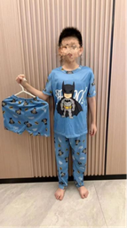 [3833240220] Pijama KIDS de dibujos animados de tres piezas