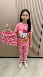[3833260220] Pijama KIDS de dibujos animados de tres piezas