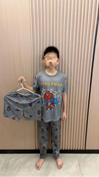 [3833300220] Pijama KIDS de dibujos animados de tres piezas