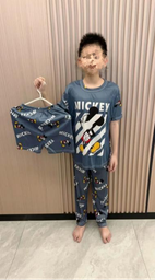[3833340220] Pijama KIDS de dibujos animados de tres piezas