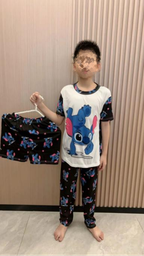 [3833350220] Pijama KIDS de dibujos animados de tres piezas