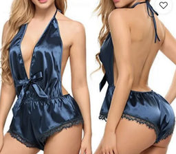 [3837130220] Pijama de satin Sensuel