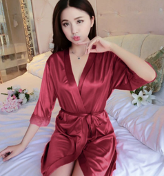 [3837240130] Pijama de satin Sensuel