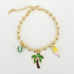 [3858100165] Pulsera Brass