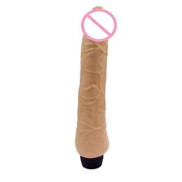 Realista lindo Dick TPE dildo vibrador empuje G-Spot infinito velocidad