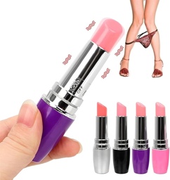 consolador de empuje para punto G, vibrador de clítoris, mini bala para mujeres, juguetes sexuales, lápices labiales, estimulador de clítoris, vibrador de lápiz labial, masturbación