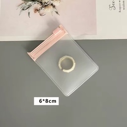 [3868110008] bolsas de joyería transparentes, semitransparentes, de plástico 6x8 cm