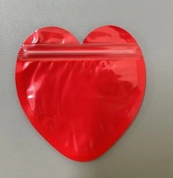 [3868140005] PVC Forma De Corazón Color Sólido Bolsa De Joyería 10x10