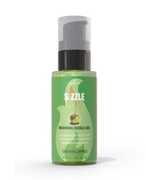 [810002664151] Sizzle Lips Warming Gel - 2 oz Caramel Apple