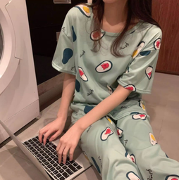 [387002010220] Pijama Pantalon de dibujos animados