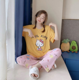 [387012010220] Pijama Pantalon de dibujos animados