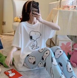 [387015010220] Pijama Pantalon de dibujos animados
