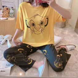 [387019010220] Pijama Pantalon de dibujos animados