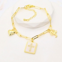 [3876060130] Pulsera Brass