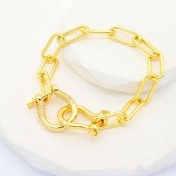 [3876110240] Pulsera Brass