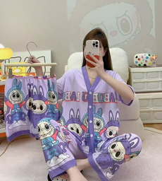 [3900070350] Pijama Sets de dibujos animados
