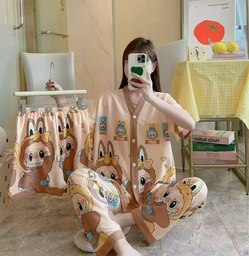 [3900090350] Pijama Sets de dibujos animados