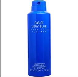 [844061014633] BODY SPRAY PERRY ELLIS 360 VERY BLUE FOR  MEN 6.0 OZ