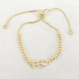 [3920080105] Pulsera Brass