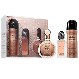 [6290362340089] FAKHAR ROSE SET 3p 3.4oz W EDP S