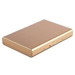 Titular de la tarjeta de acero inoxidable, tarjeta bancaria, caja de tarjeta de crédito, abrazadera de Metal, bolsa de tarjeta de expansión, titular de la tarjeta de visita, caso antirrobo, bolsa de deslizamiento