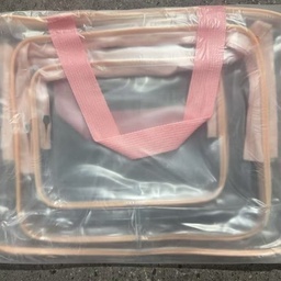 moda color sólido pvc bolsa de almacenamiento