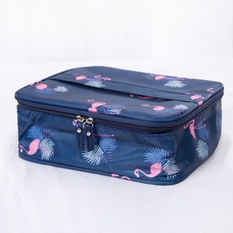 retro pastoral multicolor nylon bolsa de almacenamiento cosmetiquera