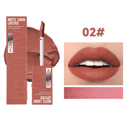 Mini labial vegano de lujo rojo nude (#02 BEAUTY)
