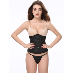 Corset color negro moldeador de cintura para halloween