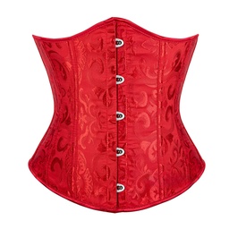 Corset color rojo moldeador de cintura para halloween